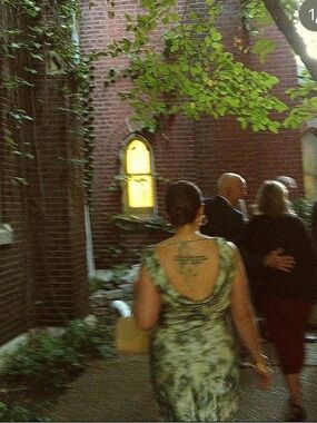 Zara Green and Cream Tie-Dye Cowl Neck Maxi Dress